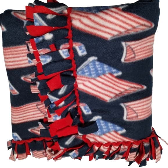 👜$3 - USA handmade‎ blanket - Picture 3 of 10